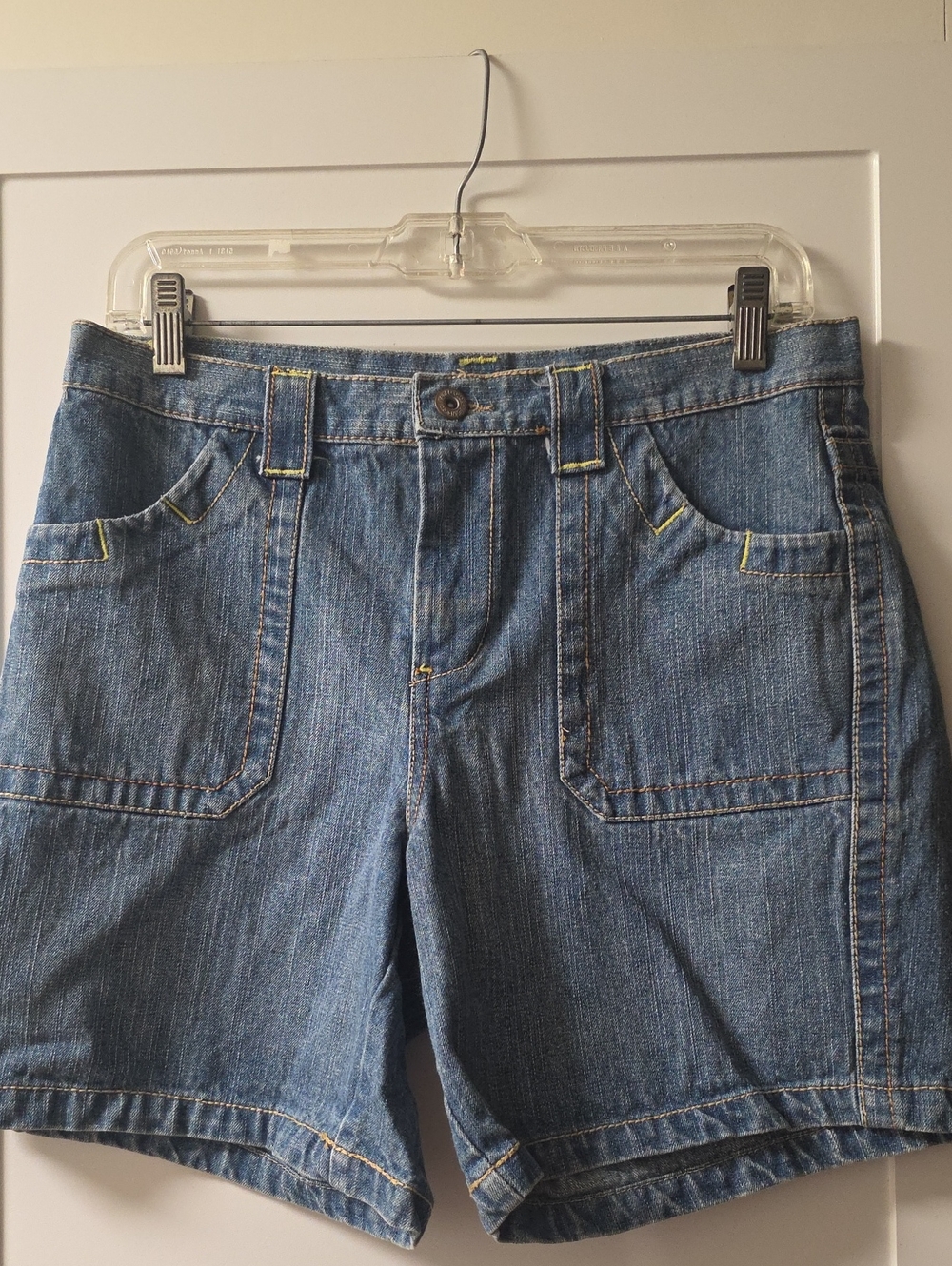 Faded Glory Blue Denim Jean Shorts Size 10